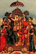 Raja Ravi Varma Asthasiddi Sweden oil painting artist
